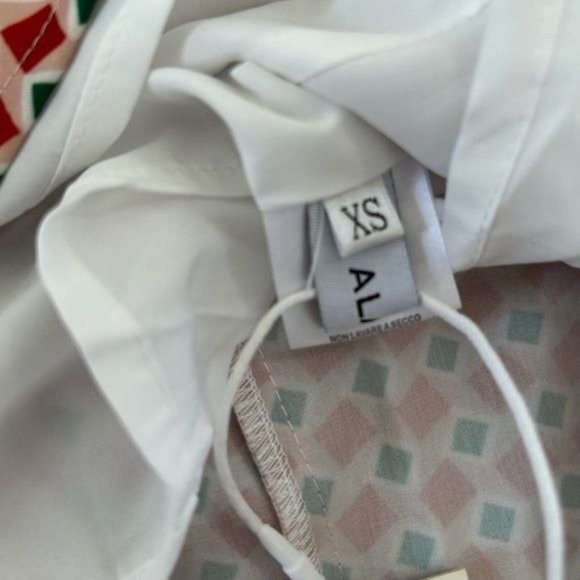 BOUTIQUE Alaia Retro Strapless Geometric Print Mini Dress Size XS NWT - Picture 5 of 13